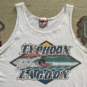 90s Typhoon Lagoon Tank Top Disney Large Vintage Surfing Goofy Theme Park